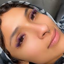 I just love playing with colors! My client always comes in asking for  colors! Today we did a mix of 💜🩷💛🩵🖤 and the texture of it all coming  together just 😍😍 #color #