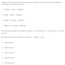 We did not find results for: Which Is The Correct Chemical Equation That Would Be Chegg Com