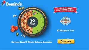Hot And Fresh Pizza 30 Minutes Delivery Guarantee At Dominos