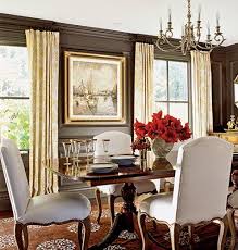 Formal Dining Room Love The Dark Walls Brown Dining Room Dining Room Decor Beautiful Dining Rooms