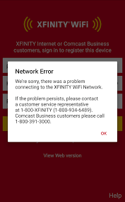 Cannot Login To Xfinity Wifi Comcast Business Support Community