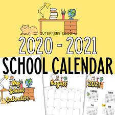 Lifestyle freedom is the ability to do what you want to do. School Calendar Printable For 2020 2021 Cute Freebies For You