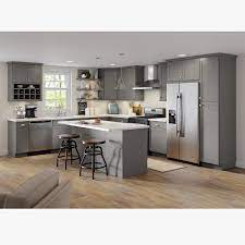Create a tiered level of design opportunities and possibilities by applying your chair railing 1/3 of the way up a wall, parallel to the baseboards, to prevent chairs from marking the walls. Hampton Bay 0 75x96 In W Scribe Moulding In Gray Cm9601m Kg The Home Depot