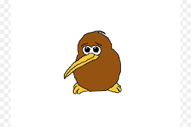 Kiwi Bird Clipart Cartoon stick man drawing conceptual illustration of father and son watching together a wild bird in early bird catches the worm proverb. kiwi bird clipart