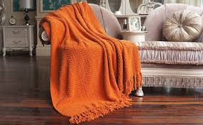All products from burnt orange throw blanket category are shipped worldwide with no additional fees. Knitted Tweed Throw Throw Blanket Burnt Orange Pillows Orange Pillows Couch