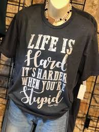 Life Is Hard T Shirt Mens Tops Shirts Sassy Fox