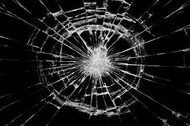 Gebroken Glas Craked Op Zwarte Achtergrond In 2020 Zwarte Achtergronden Abstracte Achtergronden Achtergrond
