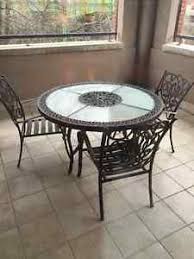 Beautiful Patio Garden Table Wrought Iron Fer Forge And Glass Mobilier Pour Terrasse Et Jardin Ville Beautiful Patios Garden Table Garden Patio Furniture