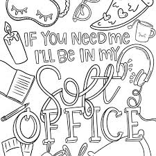 You can find so many unique, cute and complicated pictures for children of all ages as well as many great pictures designed with adults in mind. Work From Home Adult Coloring Page