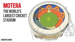 The narendra modi stadium, previously known as the motera stadium, is a cricket stadium situated inside sardar patel sports enclave in ahmedabad. Quixplained All You Need To Know About The Motera Cricket Stadium Explained News The Indian Express