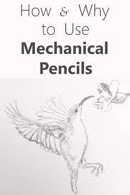 How To Sketch With A Mechanical Pencil Mechanical Pencils Draw On Photos Drawings