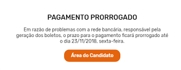 O processo seletivo está aberto a candidato: Vunesp 2018 Area Do Candidato