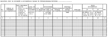 Hg 955/2010 pentru modificarea şi completarea normelor metodologice de aplicare a prevederilor legea 319/2006 a securitatii si sanatatii in munca actualizata la 25 septembrie 2010 aprobate prin. Anexa 17 Registrul Unic De Evidenta A Accidentelor Usoare Anexe Norma Metodologica De Aplicare A Legii Ssm Nr 319 2006 Hg 1425 2006 Actualizata Inclusiv Cu Hg 955 2010 Si Hg 1242 2011