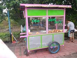 Gerobak finishing hpl dilapisi sticker rp 3.8 juta ukuran 100cm x 60cm. 0812 1540 7006 Jual Gerobak Sate Jual Gerobak Sate Murah Desain Variatif