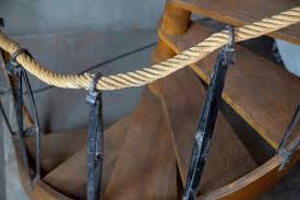 Mar 01, 2019 · a number of different types of wire rope (also known as aircraft cables) are currently on the market, which might make it difficult for you to decide on the option that's best for your construction project. 1930s Wood Spiral Staircase With Wrought Iron Balusters And Rope Railing For Sale At 1stdibs