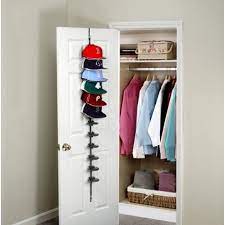 Perfect Curve 18 Caps Rack System Walmart Com Cap Rack Diy Hat Rack Wall Hat Racks