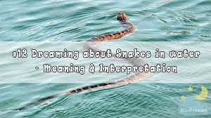 12 Dreaming About Snakes In Water Meaning Interpretation Dream Water Snake Dream Meanings