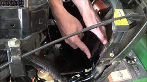 John deere 4100 tractor with loader and mower deck ; Replacing A Voltage Regulator On A John Deere 300 Series Tractor Youtube