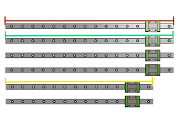 Also stair can refer to the entire stair including more that one flight of stairs. 05 Linear Rails Rat Rig