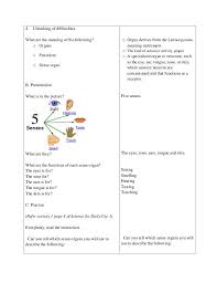 Detailed Lesson Plan In Science And Health Grade 3 Sense Organ Science Lesson Plans Elementary Science Lesson Plans How To Plan
