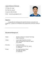 Sample college admission application letter. Resume Templates Free Download For Microsoft Word Resume Examples Resume Format Job Resume Format