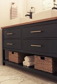 Tutorial Diy Bathroom Double Vanity Small Bathroom Furniture Bathroom Vanity Remodel Double Vanity Bathroom