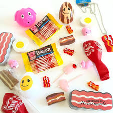 Cover your mailbox, front door, and party room with bacon balloons. Bacon Themed Birthday Party Happiness Is Homemade Bacon Party Bacon Party Theme Halloween Food For Party
