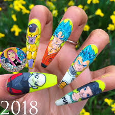 Beauty & personal care › foot, hand & nail care. Tiffany Naidu On Twitter Dragon Ball Z Nails Over The Past Three Years Instagram Buddhadevi