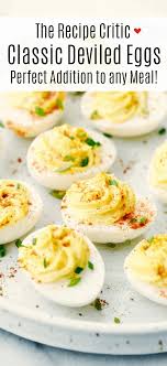 Classic Deviled Eggs Are A Favorite Appetizer For Parties And Holiday Cele In 2020 Deviled Eggs Recipe Classic Devilled Eggs Recipe Best Traditional Deviled Egg Recipe