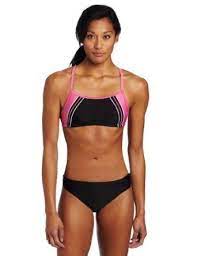 Amazon Com Speedo Women S Breaststroke 4 Hope Voyager Splice Two Piece Swimsuit