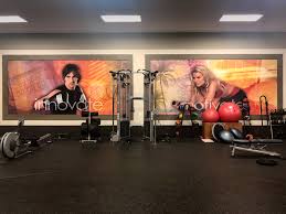 La fitness international llc (doing business as la fitness) is an american gym chain with more than 700 clubs across the united states and canada. Textured Wall Vinyl Graphics On Display At La Fitness Clubs 40 Visuals