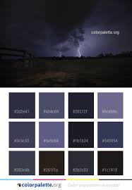 Sky Atmosphere Thunder Color Palette Colorpalette Org