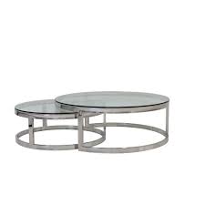 Check out our glass coffee table selection for the very best in unique or custom, handmade pieces from our coffee & end tables shops. Light Living 6705463 Coffee Table Set Of 2 100x35 And 79x29cm Milagro Glass Nickel Ideas4lighting Sku38418i4l