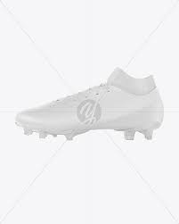 Download Football Cleat Mockup Side View In Apparel Mockups On Yellow Images Object Mockups