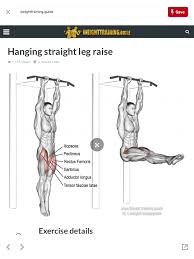 pin by g 5 on fitness straight leg raise hanging leg raises workout guide