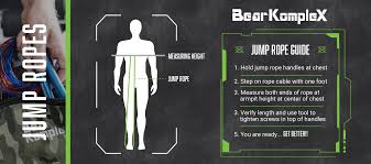 Choosing the correct jump rope size is actually a 2 part process: Hummer Speed Jump Rope Bear Komplex