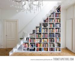 Reading nook under the stairs. Under Stairs Bookcase Bookcase Stairs Staircase Bookshelf Stair Shelves