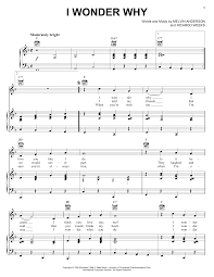 Dion The Belmonts I Wonder Why Sheet Music Pdf Notes Chords Country Score Piano Vocal Guitar Right Hand Melody Download Printable Sku 415624