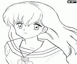 I had fun with drawing inuyasha and kagome. Inuyasha Coloring Pages Printable Games