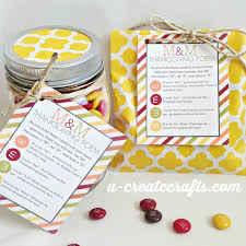 Take some red and green m&m candies and fill it in a jar to make a m&m christmas poem jar. M M Thanksgiving Poem Printable U Create