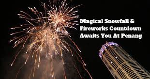 New years eve events near penang. Enjoy Magical Snowfall And Fireworks At This Nye Countdown Party At The Top Penang