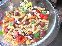 Tomato feta pasta salad recipe : Ina S Tomato Pasta Salad W Sundried Tomato Vinaigrette Feta