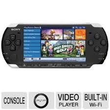 Sony Psp 3000 Black Portable Console Refurbished Portable Console Playstation Consoles Console
