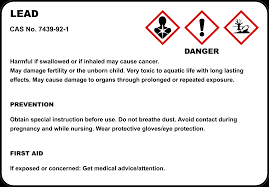 Lead Danger Sign