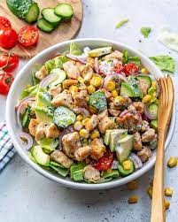 Check spelling or type a new query. Healthy Ranch Chicken Salad Healthy Fitness Meals