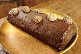 Abricot avec buche c'est sur ptitche. Buche Ferrero Rocher Au Thermomix Recette Buche Ferrero Rocher Recette Noel Thermomix Alimentation