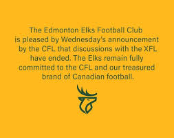 The pressure is on for the elks, who come into this week on a 2 game losing streak despite quarterback trevor harris leading the league in passing yards (566 yds) and running back james wilder jr. Edmonton Elks Release Statement On Cfl Xfl Discussions