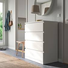 It is dark brown with hinged glass doors. Buy Malm Chest Of 4 Drawers 80x100 Cm Online Uae Ikea