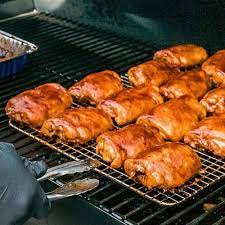 Add chicken thighs and stir to coat. Competition Bbq Chicken Thighs Recipe Traeger Grills