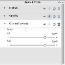 Applying And Removing Effects